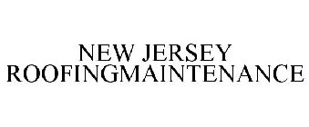 NEW JERSEY ROOFINGMAINTENANCE