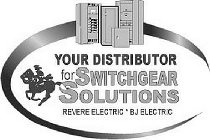 YOUR DISTRIBUTOR FOR SWITCHGEAR SOLUTIONS REVERE ELECTRIC * BJ ELECTRIC