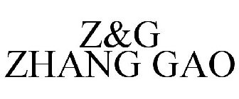 Z&G ZHANG GAO