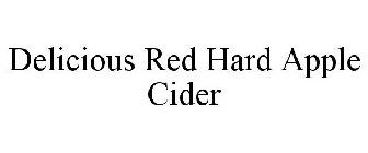 DELICIOUS RED HARD APPLE CIDER
