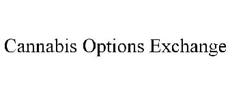 CANNABIS OPTIONS EXCHANGE