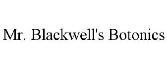 MR. BLACKWELL'S BOTONICS