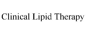 CLINICAL LIPID THERAPY