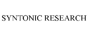 SYNTONIC RESEARCH