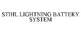 STIHL LIGHTNING BATTERY SYSTEM