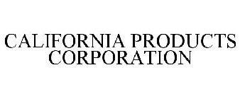 CALIFORNIA PRODUCTS CORPORATION