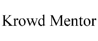 KROWD MENTOR