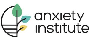 THE WORDS ANXIETY INSTITUTE APPEAR IN BLACK LOWERCASE LETTERS TO THE RIGHT OF THE LOGO