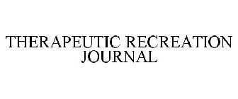 THERAPEUTIC RECREATION JOURNAL