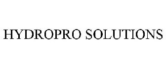 HYDROPRO SOLUTIONS