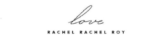 LOVE RACHEL RACHEL ROY