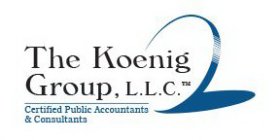 THE KOENIG GROUP, LLC CERTIFIED PUBLIC ACCOUNTANTS & CONSULTANTS