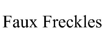 FAUX FRECKLES