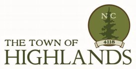 THE TOWN OF HIGHLANDS NC 4118