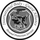 INTERNATIONAL BODY - GUARD ALLIANCE PERSONAL PROTECTION SERVICES IBGA