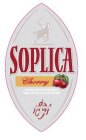 SOPLICA CHERRY VODKA WITH NATURAL AND ARTIFICIAL FLAVORS PRODUCED SINCE 1891