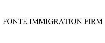 FONTE IMMIGRATION FIRM