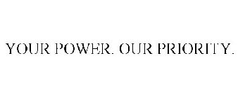YOUR POWER. OUR PRIORITY.