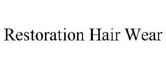 RESTORATION HAIR WEAR