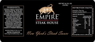 NEW YORK'S STEAK SAUCE