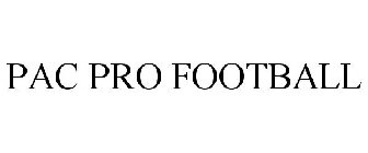PAC PRO FOOTBALL
