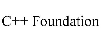 C++ FOUNDATION