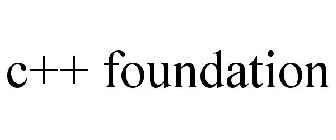 C++ FOUNDATION