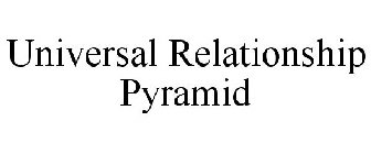 UNIVERSAL RELATIONSHIP PYRAMID
