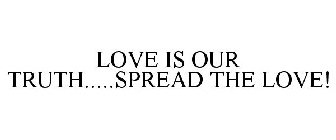 LOVE IS OUR TRUTH.....SPREAD THE LOVE!