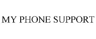 MY PHONE SUPPORT