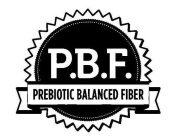 P.B.F. PREBIOTIC BALANCED FIBER