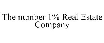THE NUMBER 1% REAL ESTATE COMPANY