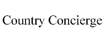 COUNTRY CONCIERGE