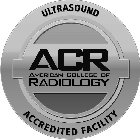ULTRASOUND ACCREDITED FACILITY ACR AMERICAN COLLEGE OF RADIOLOGY