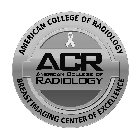 AMERICAN COLLEGE OF RADIOLOGY BREAST IMAGING CENTER OF EXCELLENCE ACR AMERICAN COLLEGE OF RADIOLOGY