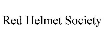 RED HELMET SOCIETY