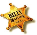 BILLY MARTIN'S USA