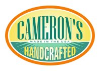 CAMERON'S HANDCRAFTED MADE IN THE USA