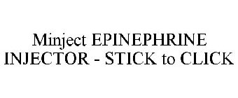 MINJECT EPINEPHRINE INJECTOR - STICK TO CLICK