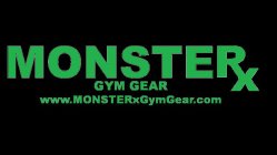 MONSTERX GYM GEAR WWW.MONSTERXGYMGEAR.COM