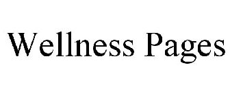 WELLNESS PAGES