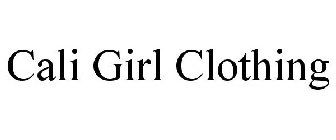 CALI GIRL CLOTHING