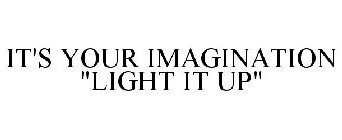 IT'S YOUR IMAGINATION. LIGHT IT UP!