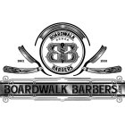 BOARDWALK BB BARBERS SINCE 2008 BOARDWALK BARBERS .COM