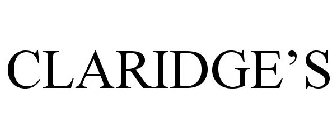 CLARIDGE'S