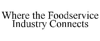 WHERE THE FOODSERVICE INDUSTRY CONNECTS