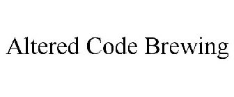 ALTERED CODE BREWING