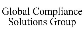 GLOBAL COMPLIANCE SOLUTIONS GROUP