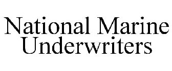 NATIONAL MARINE UNDERWRITERS