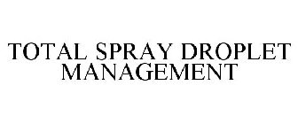 TOTAL SPRAY DROPLET MANAGEMENT